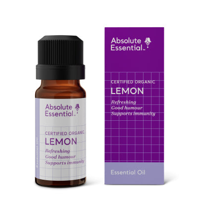 Absolute Essential Organic Pure Lemon Essential Oil 10ml